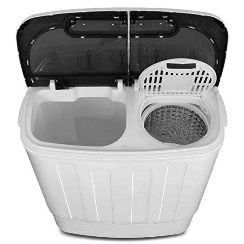 SUPER DEAL Portable Compact Mini Twin Tub Washing Machine