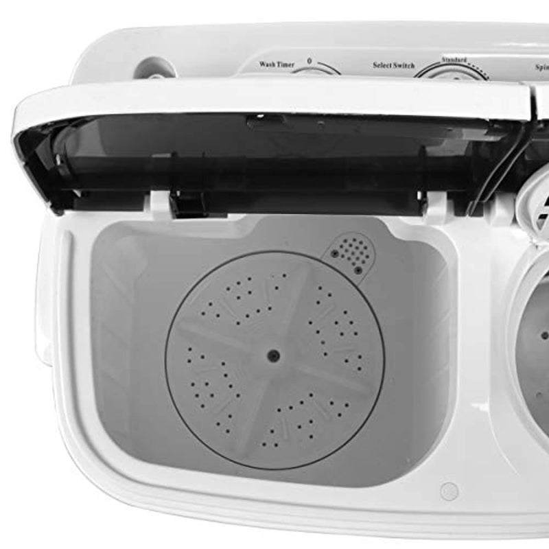 SUPER DEAL Portable Compact Mini Twin Tub Washing Machine