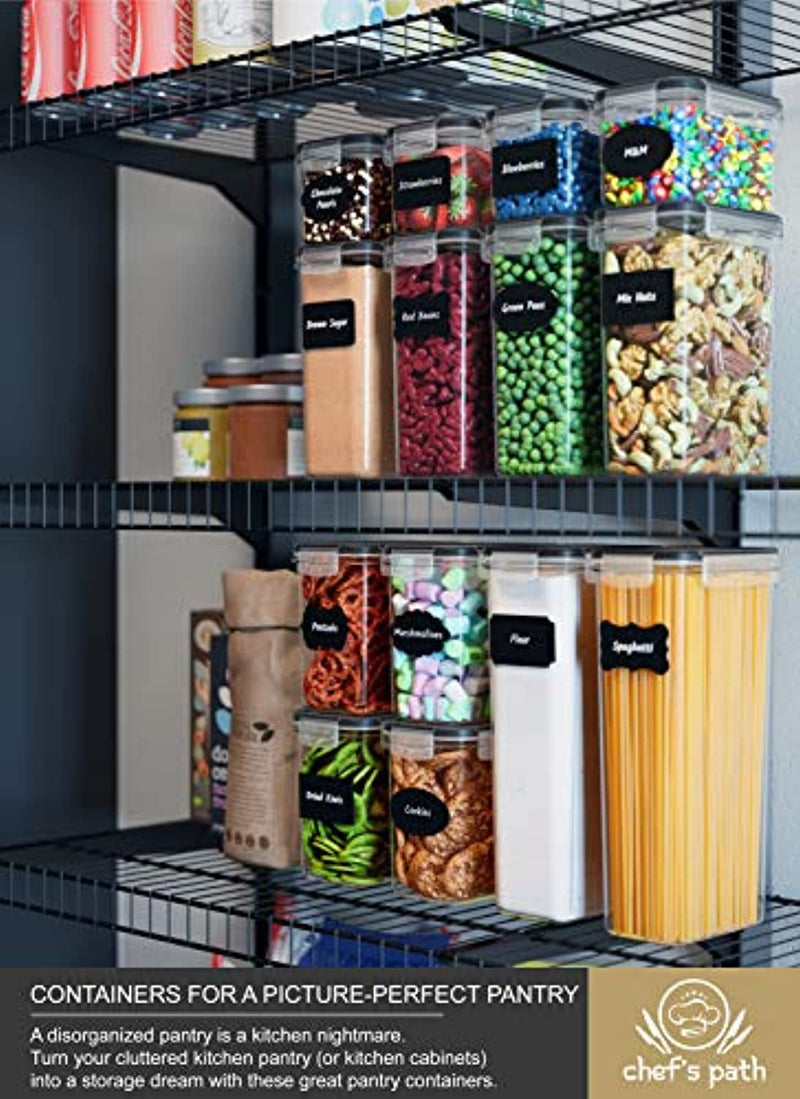 Airtight Food Storage Container Set - 24 Piece, Kitchen & Pantry