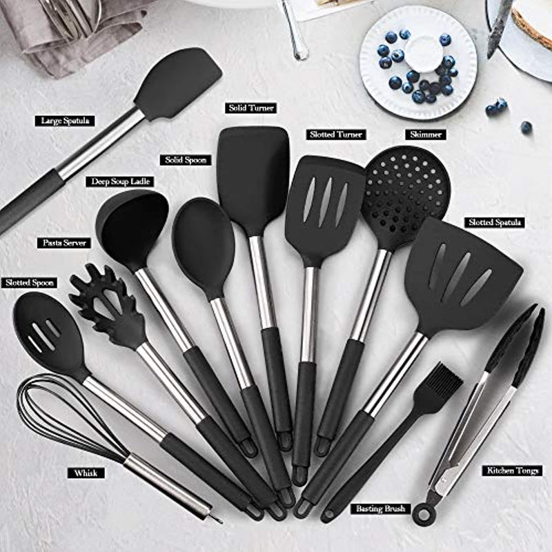 Stainless Steel & Silicone Utensils - Ladle